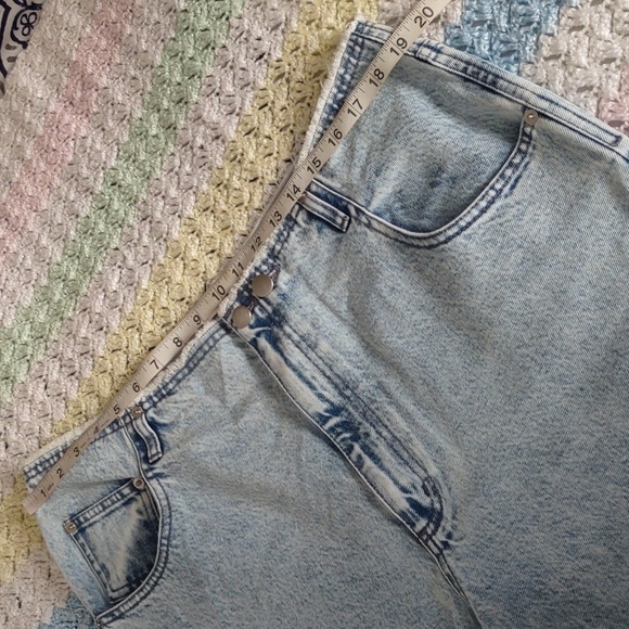 Tibi Size 32 Acid Iceberg Denim Newman Jean - Picture 11 of 16